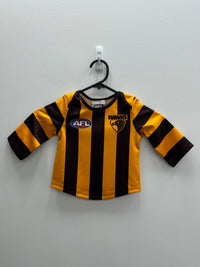 Load image into Gallery viewer, Personalised Hawthorn Hawks AFL Toddler Guernsey
