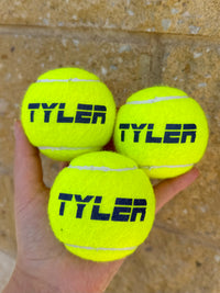 Load image into Gallery viewer, Personalised Slazenger Tennis Balls (4 Pack)
