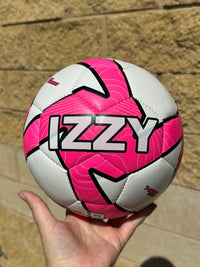 Load image into Gallery viewer, Personalised Deploy Pink Soccer Ball (Size 3, 4, 5)
