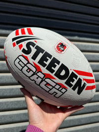 Load image into Gallery viewer, Personalised St George Dragons Official NRL Ball (Size 5)
