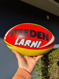 Load image into Gallery viewer, Personalised Ultimate Multi Colour Steeden Rugby League Pack (Mini, Mod, Size 5)
