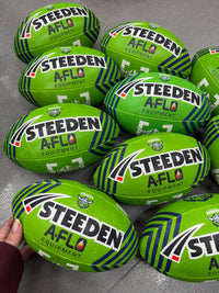 Load image into Gallery viewer, Personalised Canberra Raiders Official NRL Ball (11inch mini ball)
