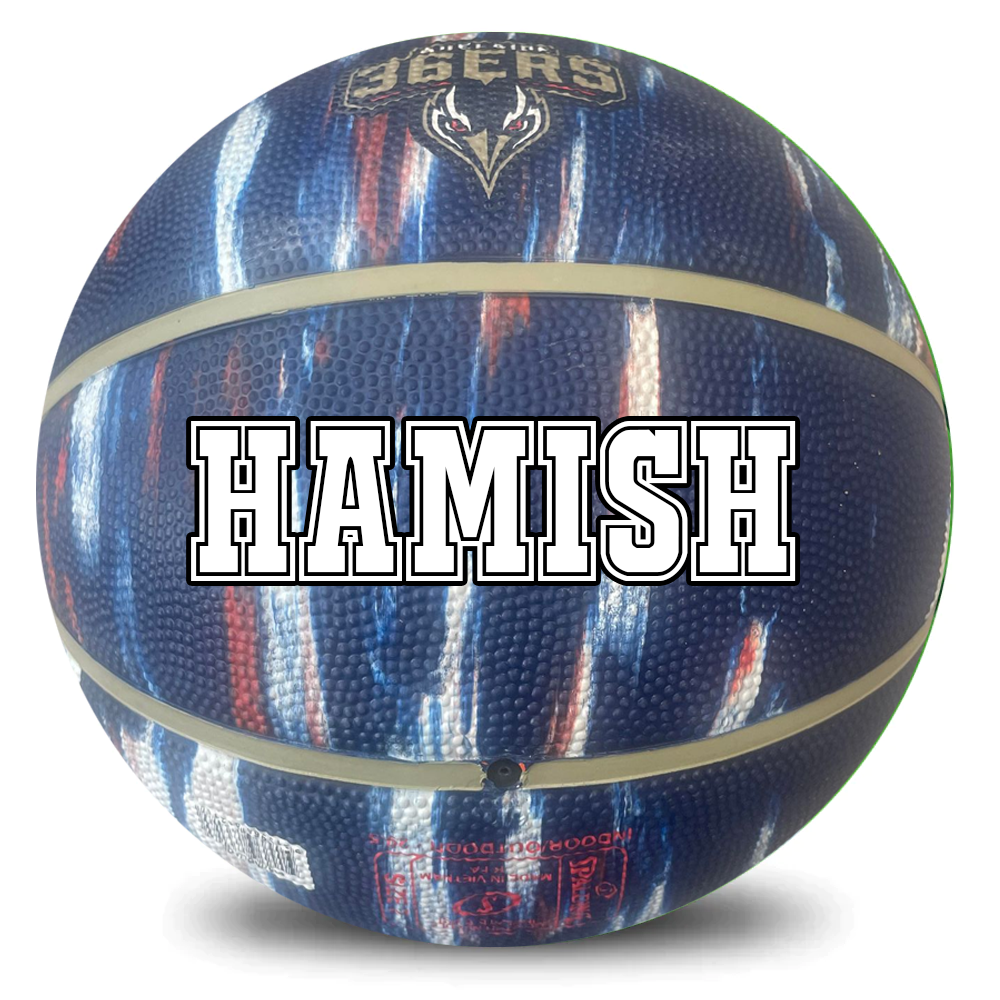 Personalised NBL Official Adelaide 36ers Team Basketball (Size 7)