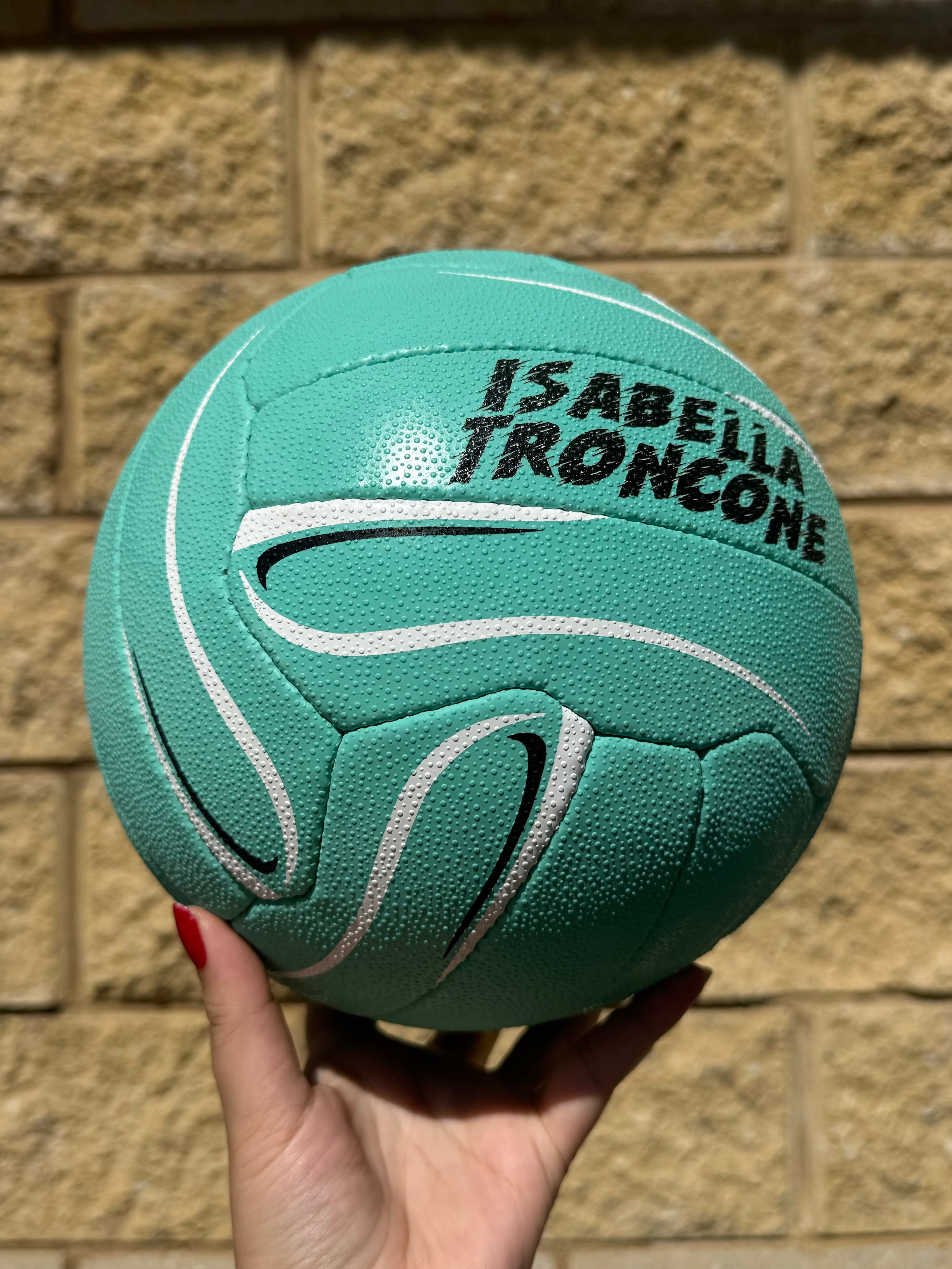 Personalised Mi-Ball Envision Teal Netball (SIZE 4, 5)
