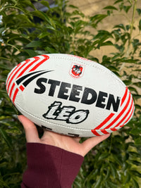 Load image into Gallery viewer, Personalised St George Dragons Official NRL Ball (11inch mini ball)
