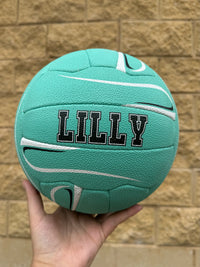 Load image into Gallery viewer, Personalised Teal Netball Starter Pack (Size 4, 5)
