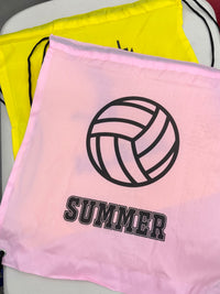 Load image into Gallery viewer, Personalised Netball Drawstring Bag
