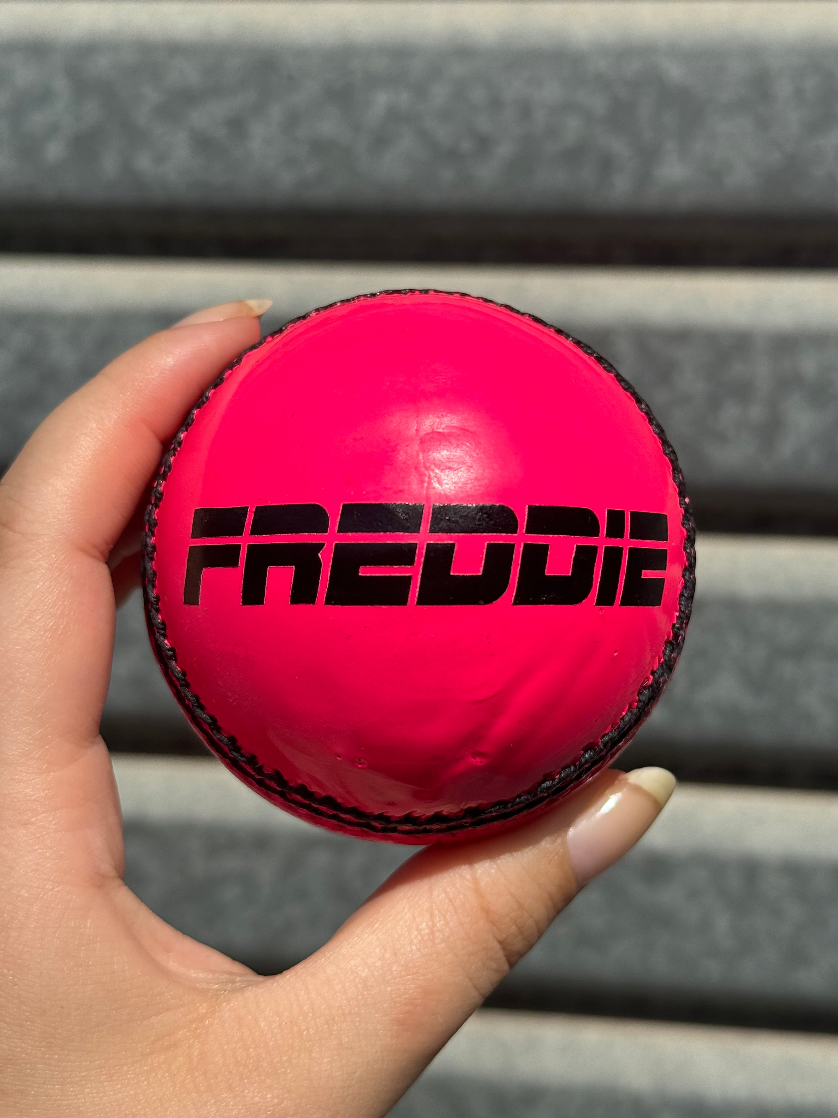 Personalised Pink Cricket Ball