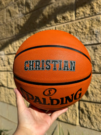 Load image into Gallery viewer, Personalised Spalding TF-50 Rubber Basketball (Size 5, 6 &amp; 7)
