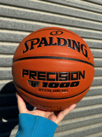 Load image into Gallery viewer, Personalised Spalding Precision TF-1000 Composite Leather Basketball (Size 5, 6, 7) - 7 Day Dispatch
