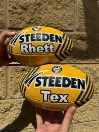 Load image into Gallery viewer, Personalised Official NRL Team balls (11inch mini ball)
