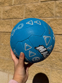 Load image into Gallery viewer, Personalised Hart Fuse Blue Netball (SIZE 4, 5)
