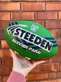 Load image into Gallery viewer, Personalised New Zealand Warriors Official NRL Ball (Size 5)
