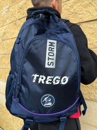 Load image into Gallery viewer, Personalised Melbourne Storm Official NRL Backpack
