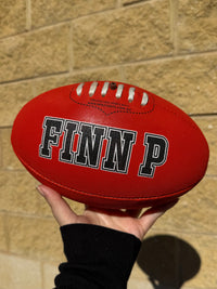 Load image into Gallery viewer, Personalised Mi-Ball AFL Football - Red (Size 1, 2, 3, 4, 5)
