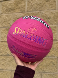 Load image into Gallery viewer, Personalised Spalding Rubber Pink Highlight Rush Basketball (Size 5, 6)
