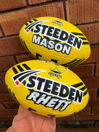 Load image into Gallery viewer, Personalised North Qld Cowboys Official NRL Ball (11inch mini ball)
