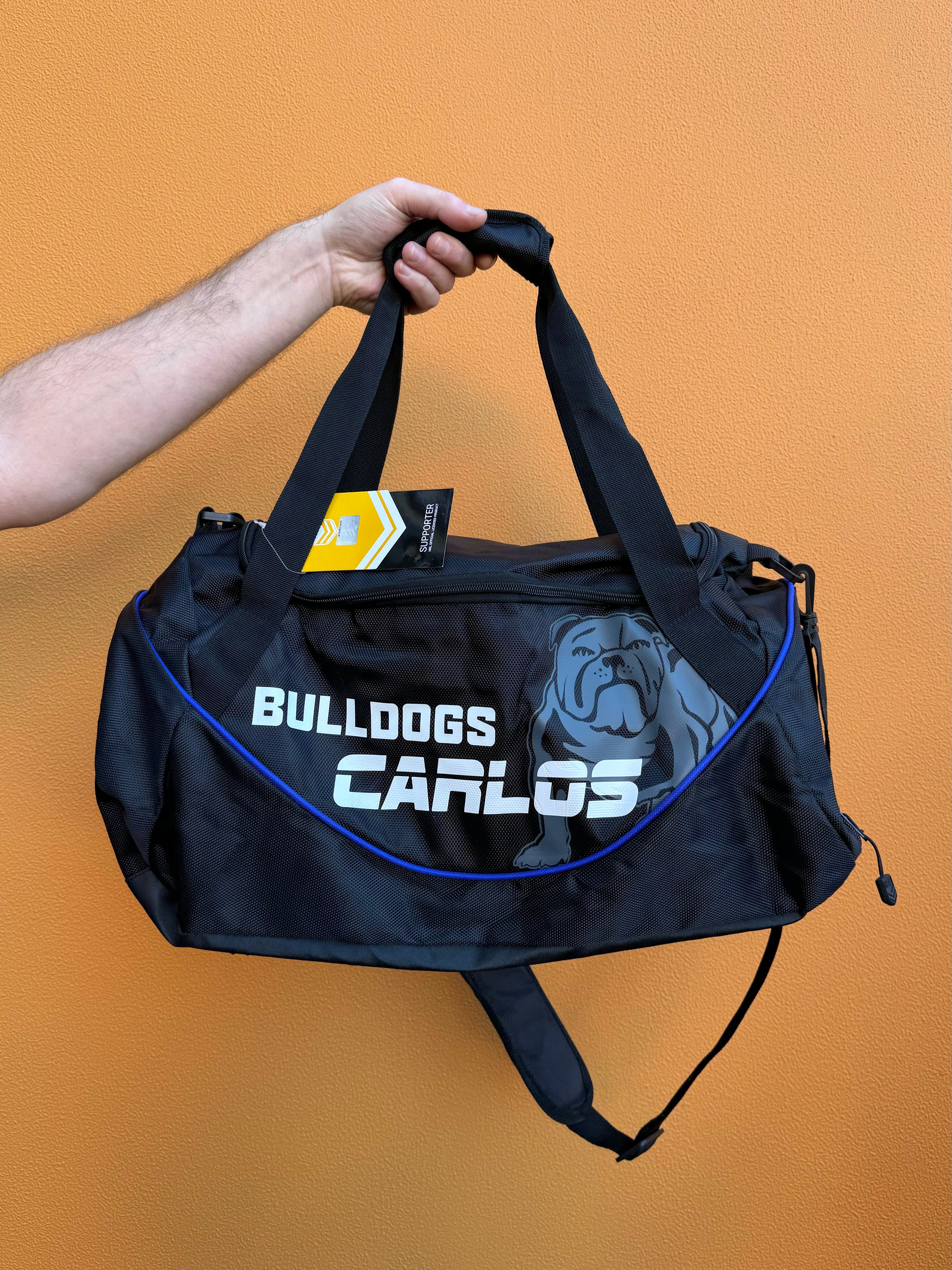 Personalised Canterbury Bulldogs Official NRL Sports Bag
