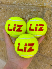 Load image into Gallery viewer, Personalised Slazenger Tennis Balls (4 Pack)
