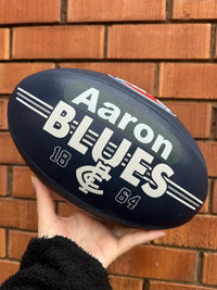 Load image into Gallery viewer, Personalised AFL Official Carlton FC Blues Club Football (Size 5)
