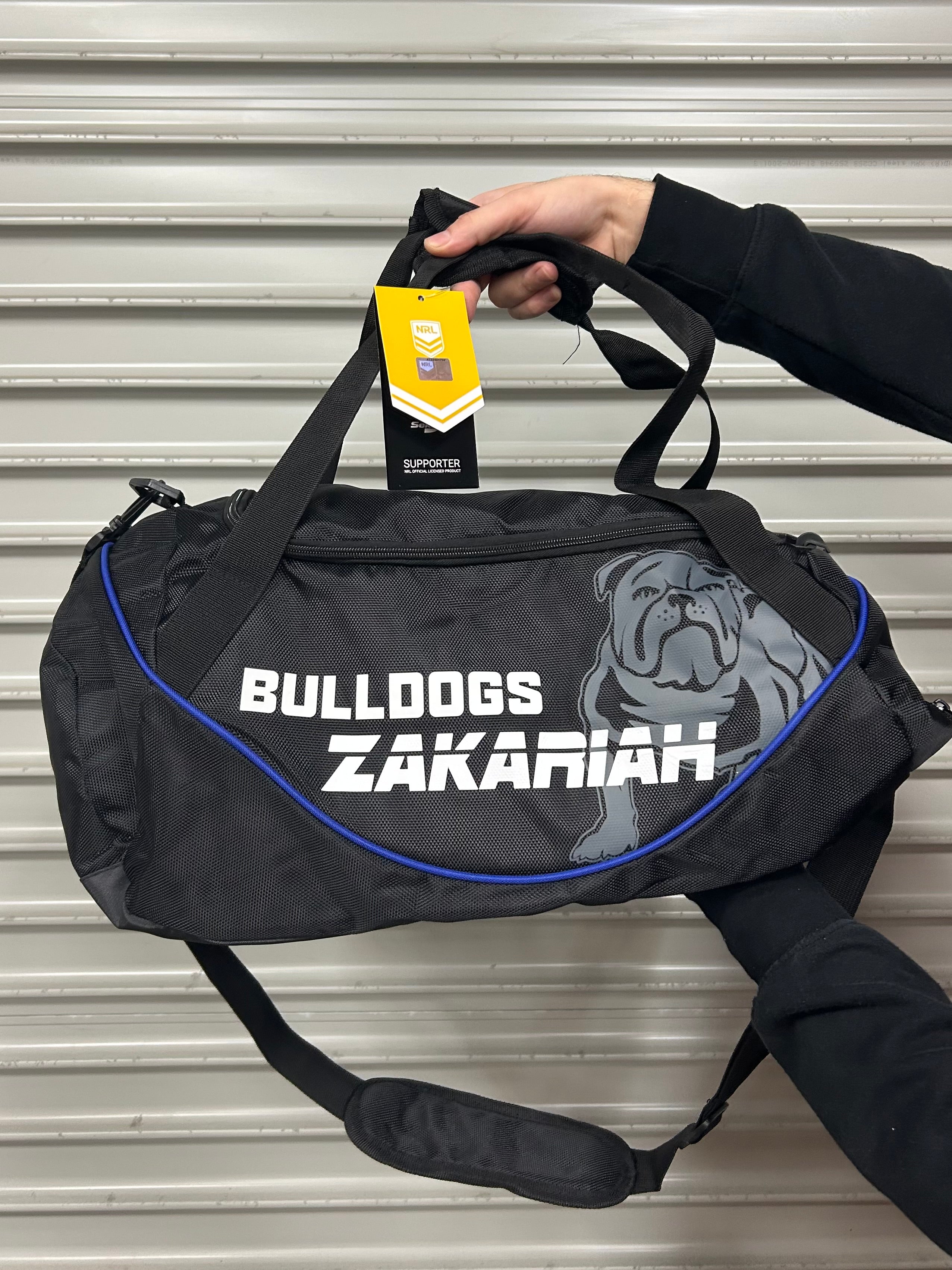Personalised Canterbury Bulldogs Official NRL Sports Bag