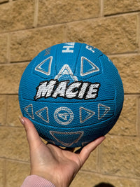 Load image into Gallery viewer, Personalised Hart Fuse Blue Netball (SIZE 4, 5)
