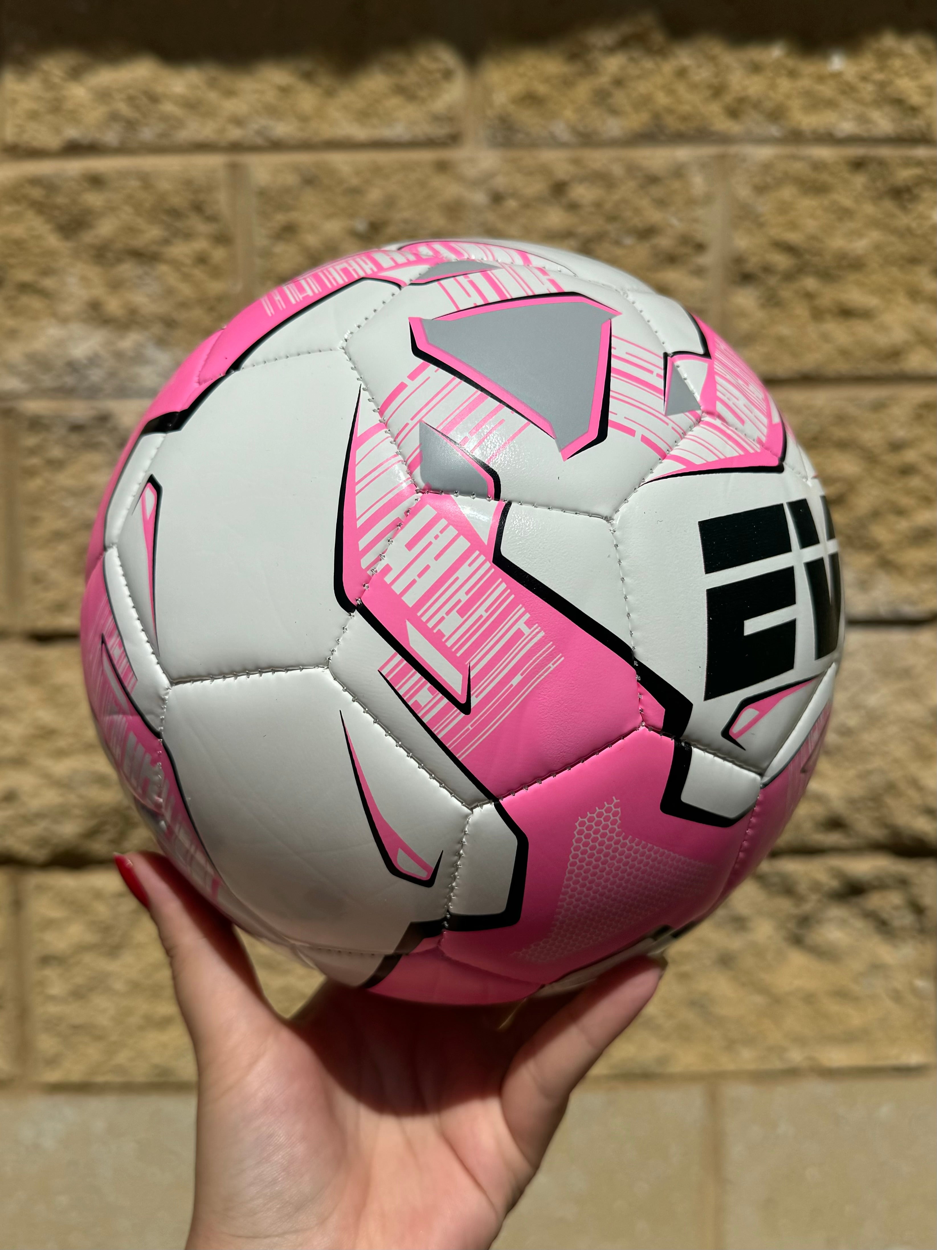 Personalised Mi-Ball Pink Soccer Ball (Size 3, 4, 5)