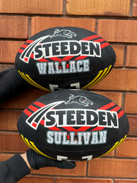 Load image into Gallery viewer, Personalised Penrith Panthers Official NRL Ball (Size 5)
