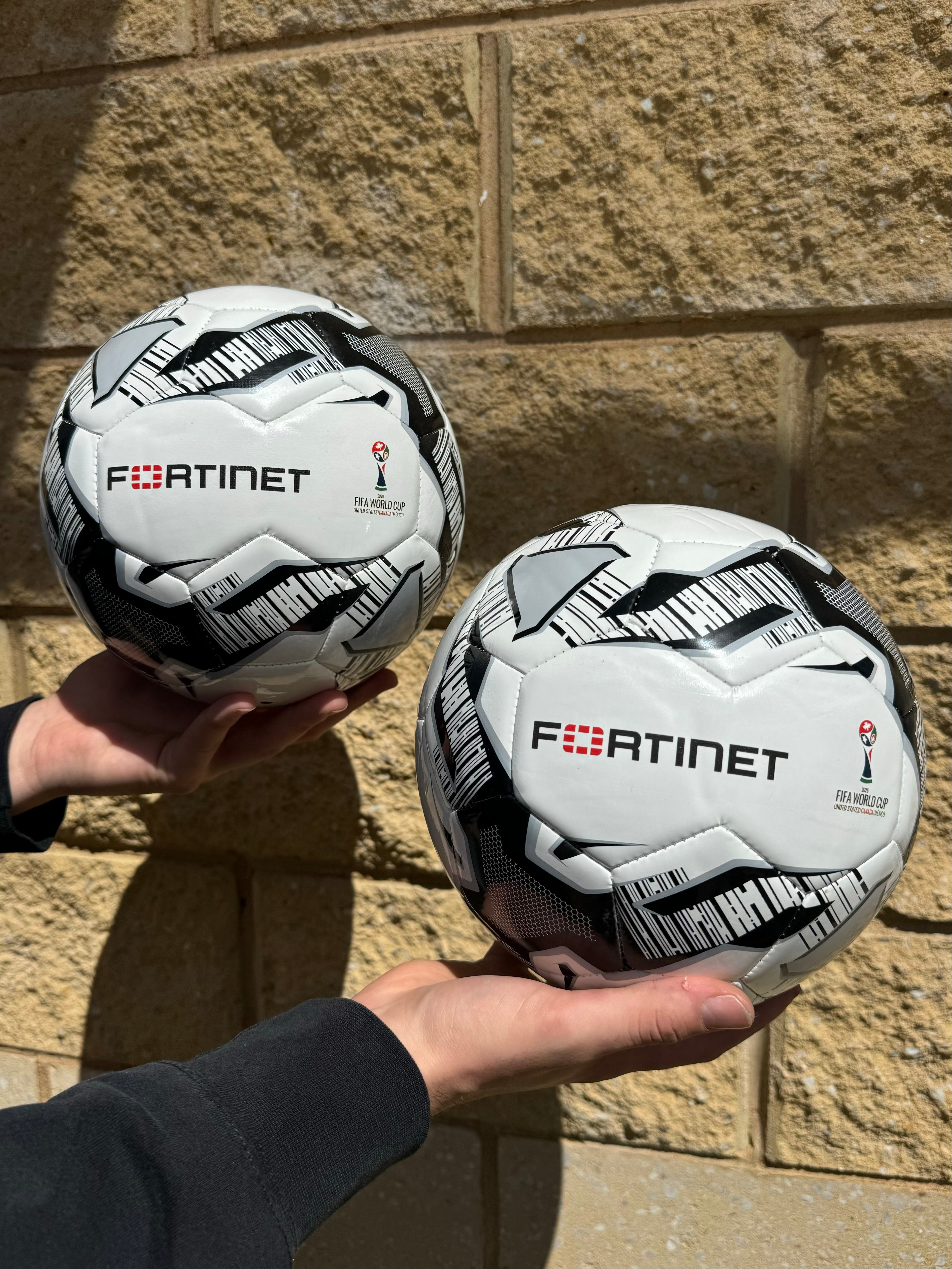 Personalised Mi-Ball Black Soccer Ball (Size 3, 4, 5)