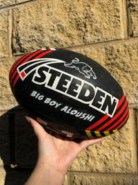 Load image into Gallery viewer, Personalised Penrith Panthers Official NRL Ball (Size 5)

