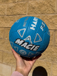 Load image into Gallery viewer, Personalised Hart Fuse Blue Netball (SIZE 4, 5)
