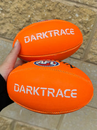 Load image into Gallery viewer, Personalised Sherrin AFL Orange Mini Football (Mini Size)
