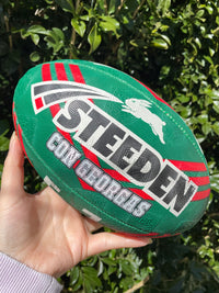Load image into Gallery viewer, Personalised South Sydney Rabbitohs Official NRL Ball (11inch mini ball)
