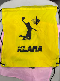 Load image into Gallery viewer, Personalised Basketball Drawstring Bag
