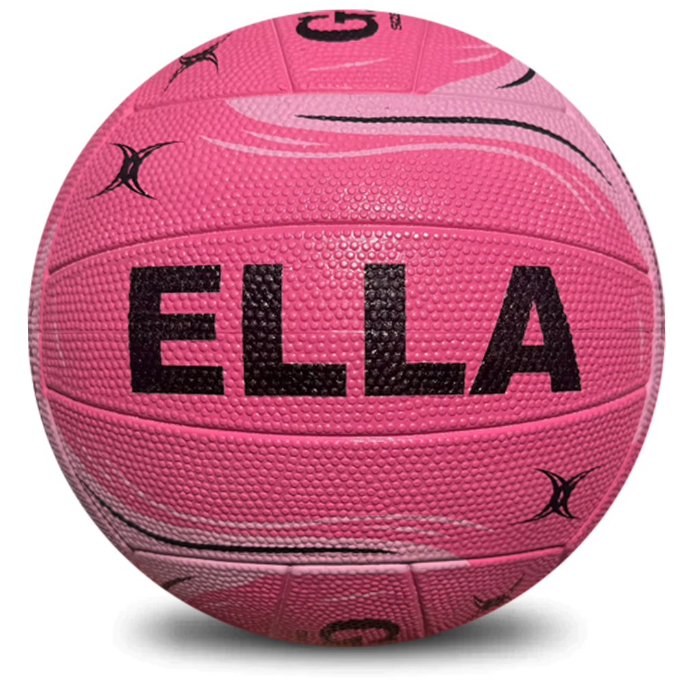 Personalised Gilbert Phoenix Netball Pink (SIZE 5)