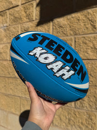 Load image into Gallery viewer, Personalised Blue Steeden Rugby League (Size 5)
