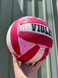 Load image into Gallery viewer, Personalised Mi-Ball Envision Pink Netball (SIZE 5)
