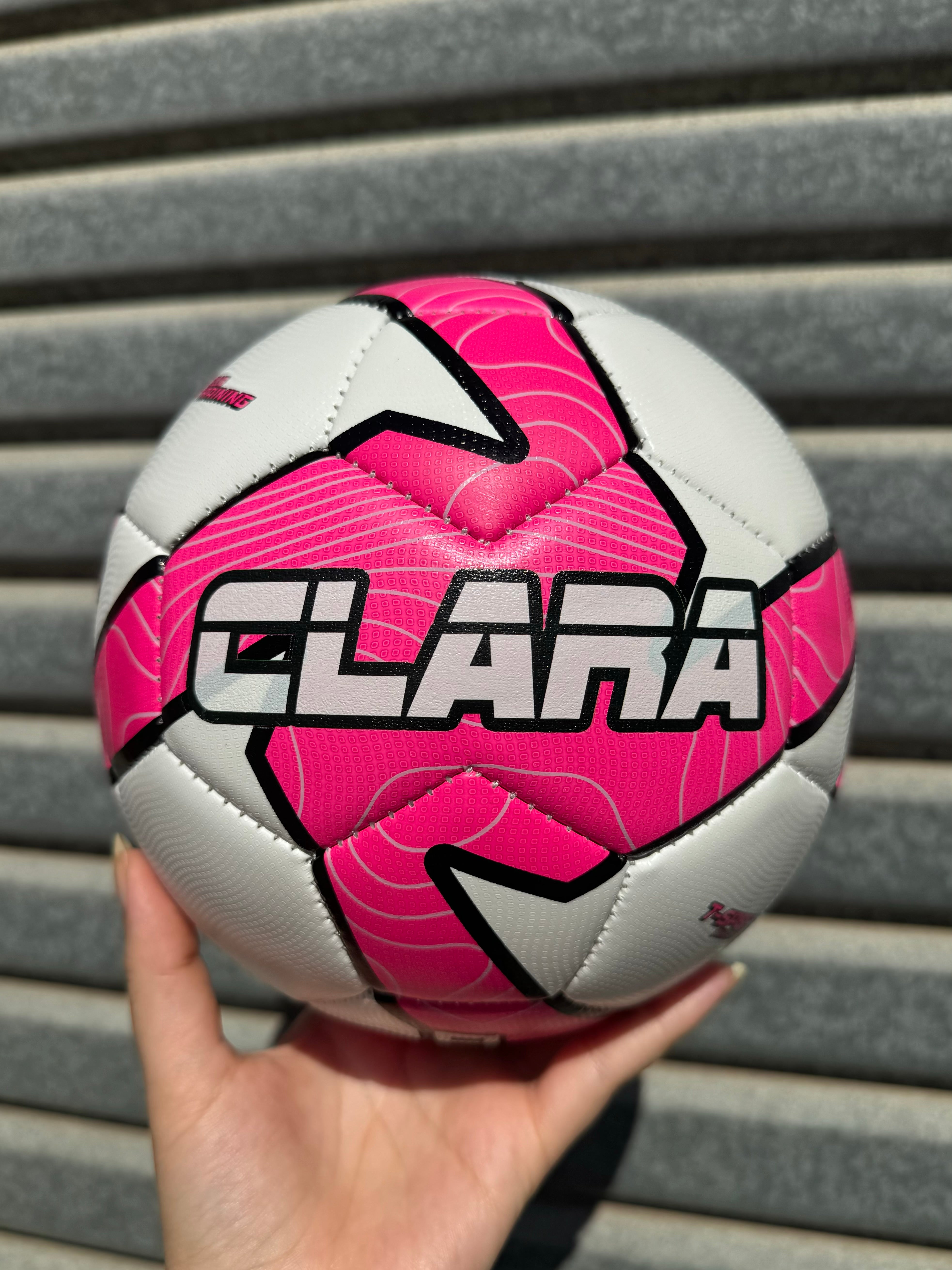 Personalised Deploy Pink Soccer Ball (Size 3, 4, 5)