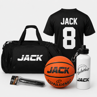 Load image into Gallery viewer, Personalised Ultimate Basketball Pack (Spalding Orange TF-50 Ball)
