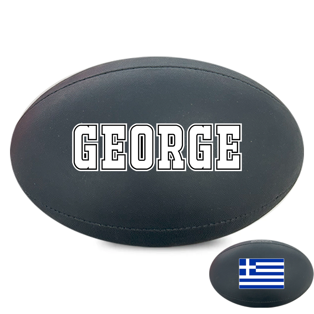 Personalised Greece Rugby League Country Ball (Size 5)