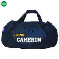 Load image into Gallery viewer, Personalised Brisbane Lions Official AFL Sports Bag
