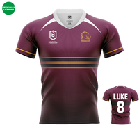 Load image into Gallery viewer, Personalised Brisbane Broncos 2025 NRL Jersey (3XL)
