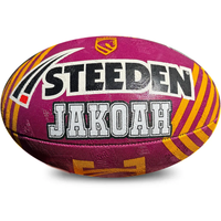 Load image into Gallery viewer, Personalised Brisbane Broncos Official NRL Ball (Size 5)
