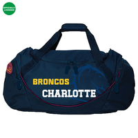 Load image into Gallery viewer, Personalised Brisbane Broncos Official NRL Sports Bag
