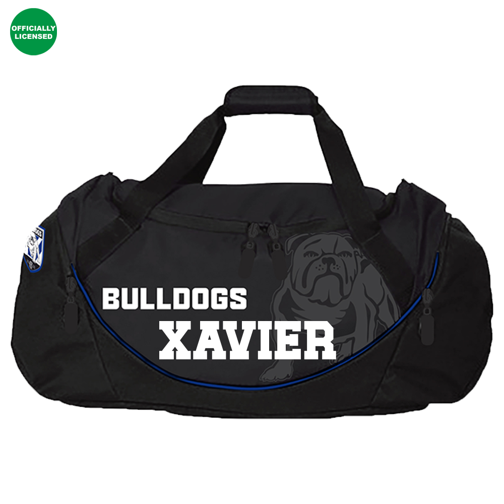 Personalised Canterbury Bulldogs Official NRL Sports Bag