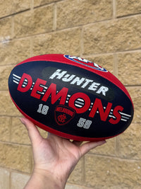 Load image into Gallery viewer, Personalised AFL Official Melbourne FC Demons Club Football (Size 5)

