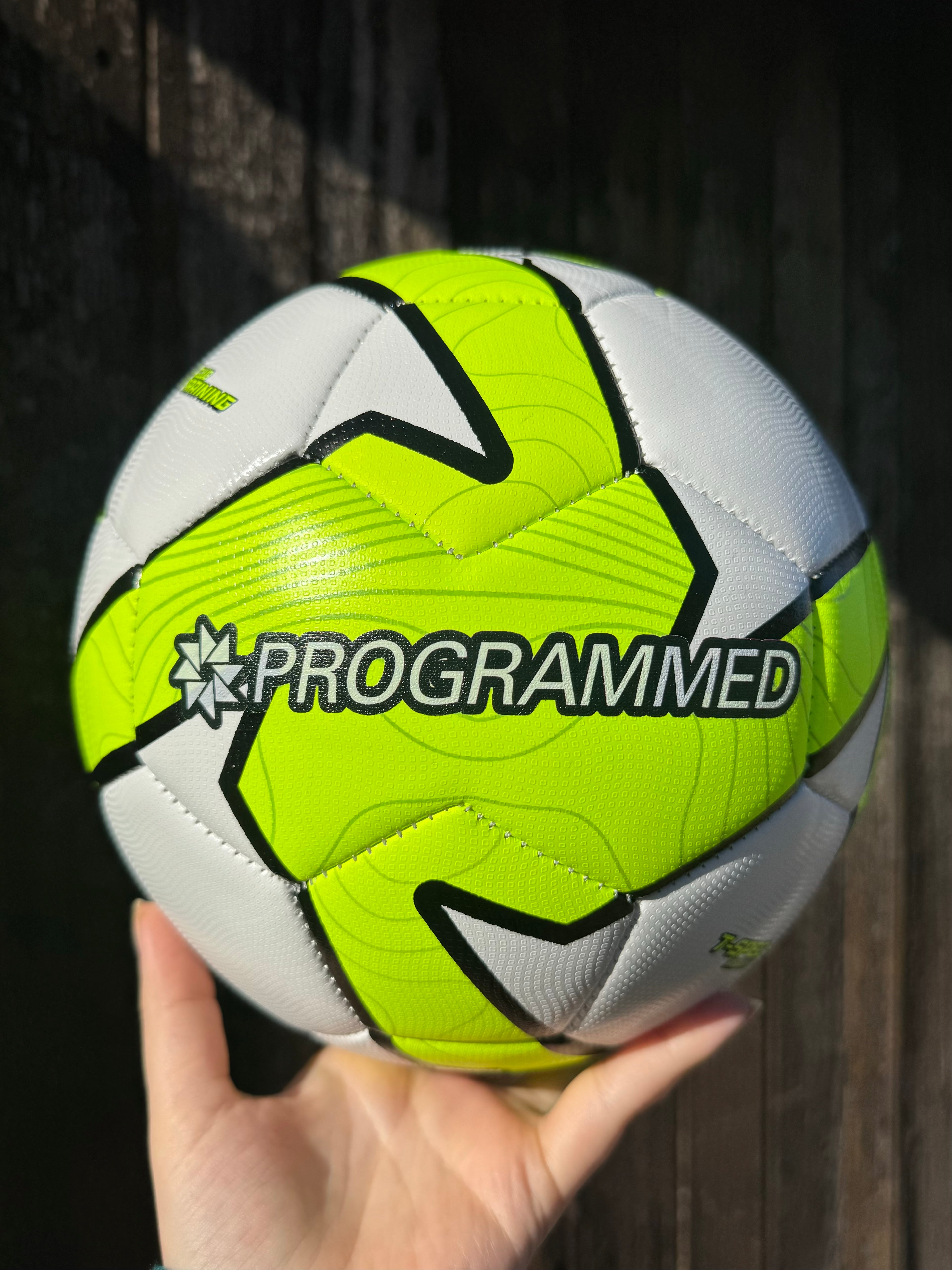 Personalised Neon Deploy Soccer Ball (Size 3, 4 ,5)