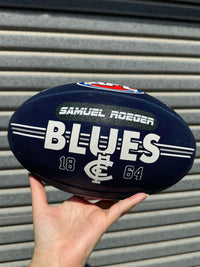 Load image into Gallery viewer, Personalised AFL Official Carlton FC Blues Club Football (Size 5)
