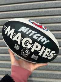 Load image into Gallery viewer, Personalised AFL Official Collingwood Magpies Club Football (Size 5)
