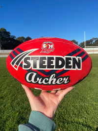 Load image into Gallery viewer, Personalised Sydney Roosters Official NRL Ball (Size 5)
